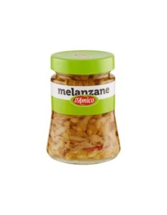 D'Amico Melanzane a Filetto sott'olio - 280 gr - Kostenloser Versand nach Europa und Großbritannien