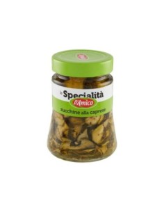 D'Amico Zucchine alla Caprese sott'olio Specialità - 280 gr - Free shipping delivered to EUROPE and UK