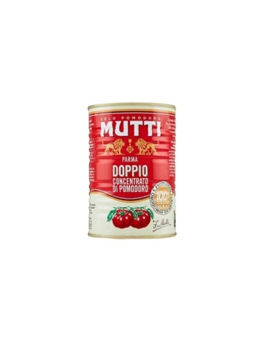 Mutti Double Concentrated Tomato Paste Can - 440 gr - Free shipping delivered to EUROPE and UK