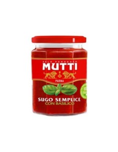 Mutti Sauce Tomate et Basilic - 280 gr - Livraison gratuite en EUROPE et au Royaume-Uni