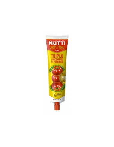 Mutti Triplo Concentrato di Pomodoro - 185 gr - Spedizione gratuita consegnata in EUROPA e UK