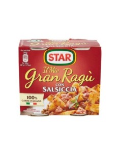 Star Gran Ragu avec Saucisse - 2 x 180 gr - Livraison gratuite en EUROPE et au Royaume-Uni