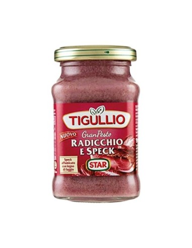 Star Tigullio Pesto Radicchio e Speck - 190 gr - Spedizione gratuita consegnata in EUROPA e UK