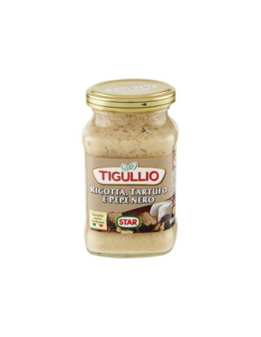 Star Tigullio Pesto Ricotta Tartufo e Pepe Nero - 185 gr - Free shipping delivered to EUROPE and UK