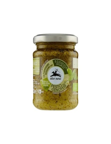 Alce Nero Pesto alla Genovese Bio - 130 gr - Free shipping delivered to EUROPE and UK