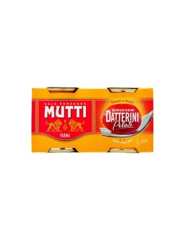 Mutti Pomodorini Datterini Pelati - 2 x 220 gr - Free shipping delivered to EUROPE and UK