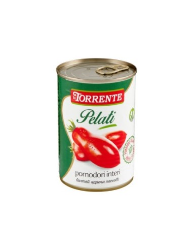 Torrente Whole Peeled Tomatoes - 400 gr - Free shipping delivered to EUROPE and UK