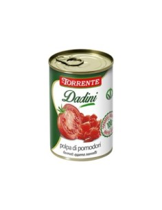 La Torrente Diced Tomato Pulp - 400 gr - Free shipping delivered to EUROPE and UK