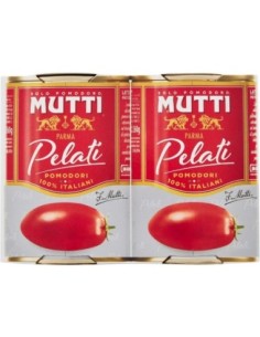 Tomates Pelées Mutti - 2 x 400 gr - Livraison gratuite en EUROPE et au Royaume-Uni