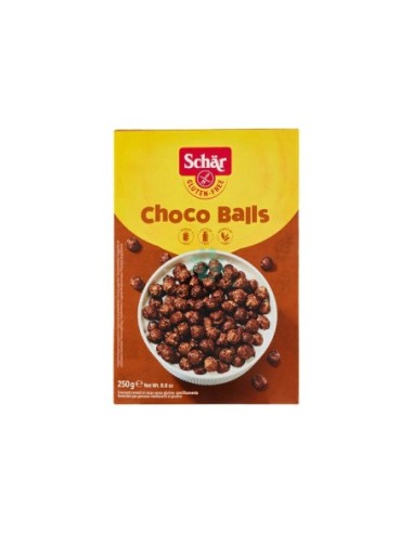 Schar Choco Balls Cereals Gluten-Free - 250 gr - Free shipping delivered to EUROPE and UK