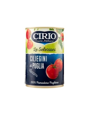 Cirio Cherry Tomatoes from Puglia - 400 gr - Free shipping delivered to EUROPE and UK