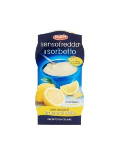 Sensofreddo Sorbetto Limone Sicilia - 2x100ml - Gratis verzending naar Europa en Groot-Brittannië