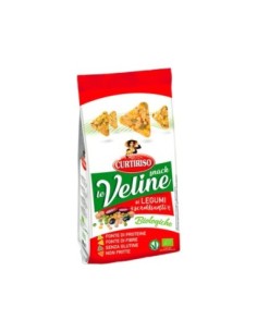 Curtiriso Veline Biologische Maïs- en Peulvruchtensnack - 80 gr - Gratis verzending naar Europa en Groot-Brittannië