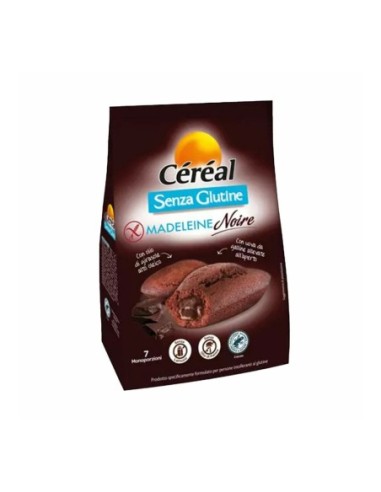 Cereal Madeleine Noire al Cacao Senza Glutine - 200 gr - Free shipping delivered to EUROPE and UK