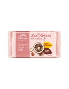 Galbusera Zerograno Biscuits with Hazelnut and Cocoa Gluten-Free - 220 gr - Free shipping delivered to EUROPE and UK