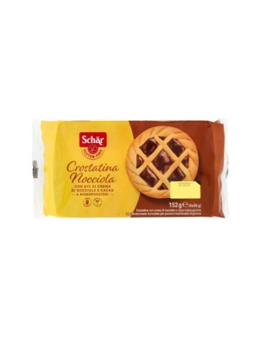 Schar Crostatina à la Noisette Sans Gluten - 152 gr - Livraison gratuite en EUROPE et au Royaume-Uni