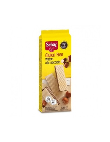 Schar Wafer Nocciola Senza Glutine - 125 gr - Free shipping delivered to EUROPE and UK