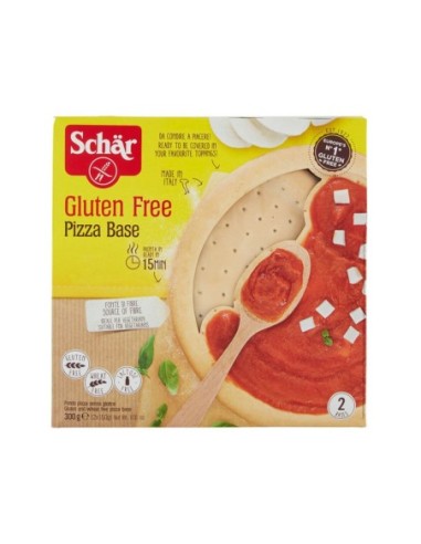 Schar Base per Pizza Senza Glutine 2 pz - 300 gr - Free shipping delivered to EUROPE and UK