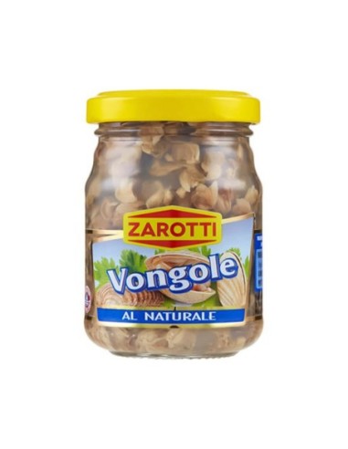 Zarotti Palourdes Naturelles - 110 gr - Livraison gratuite en EUROPE et au Royaume-Uni