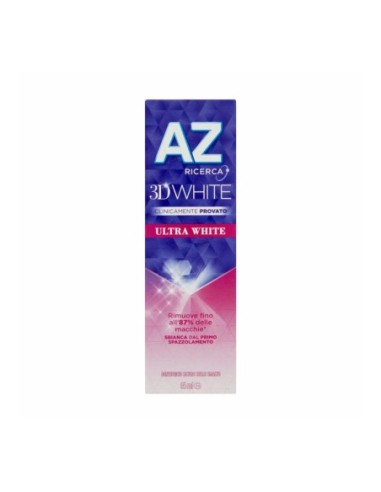 AZ Toothpaste 3D Ultra White - 65 ml - Free shipping delivered to EUROPE and UK