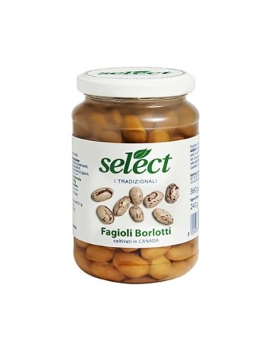 Select Fagioli Borlotti - 360 gr - Spedizione gratuita consegnata in EUROPA e UK