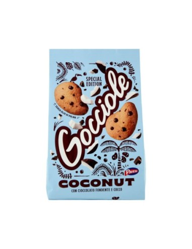 Pavesi Gocciole Cocco - 320 gr - Free shipping delivered to EUROPE and UK