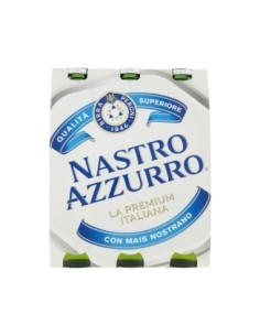 Birra Nastro Azzurro - 3 x 33 cl - Livraison gratuite en EUROPE et au Royaume-Uni