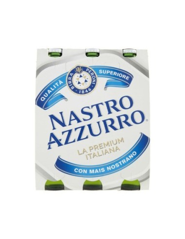 Nastro Azzurro Beer - 3 x 33 cl - Free shipping delivered to EUROPE and UK