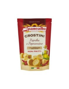 Panealba Croutons mit Paprika- und Chiligeschmack - 100 gr - Kostenloser Versand nach Europa und Großbritannien