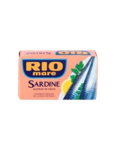 Rio Mare Sardines in Olive Oil - 120 gr - Free shipping delivered to EUROPE and UK