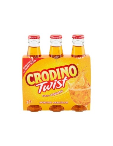 Crodino Twist with Citrus - 3x17.5 cl - Free shipping delivered to EUROPE and UK