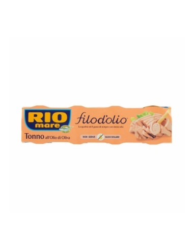 Rio Mare Thon au Filet d'Huile d'Olive - 4 x 65 gr - Livraison gratuite en EUROPE et au Royaume-Uni