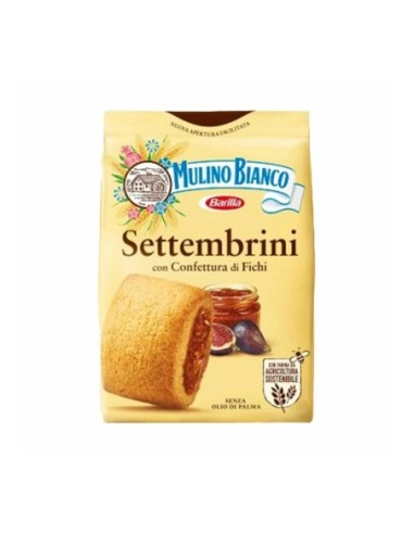 Mulino Bianco Settembrini with Fig Jam - 300 gr - Free shipping delivered to EUROPE and UK