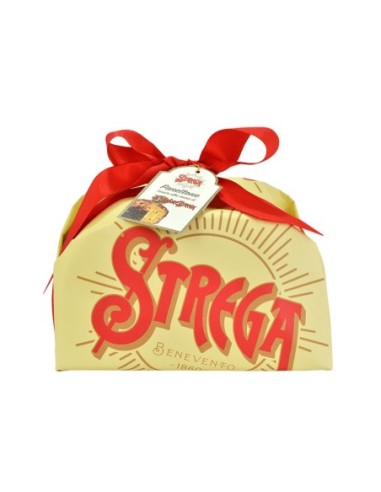 Strega Alberti Panettone Farcito alla Crema di Liquore Strega - 1 kg - Spedizione gratuita consegnata in EUROPA e UK