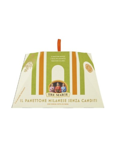 Panettone Tre Marie Tout Raisin Sans Fruits Confits - 1kg - Livraison gratuite en EUROPE et au Royaume-Uni