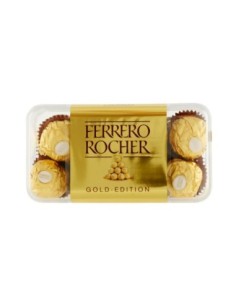 Ferrero Rocher Golden Edition 16pcs - 200 gr - Free shipping delivered to EUROPE and UK