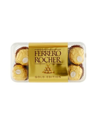 Ferrero Rocher Golden Edition 16 pièces - 200 gr - Livraison gratuite en EUROPE et au Royaume-Uni