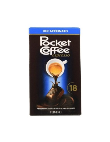 Ferrero Pocket Coffee Decafe 18 st. - 225 gr - Gratis verzending naar Europa en Groot-Brittannië