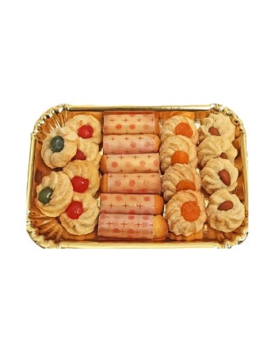 I Pasticcini Assortiment Amandeldeeg Gebak - 500 gr - Gratis verzending naar Europa en Groot-Brittannië