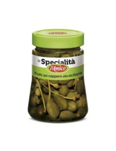 D'Amico Sicilian Caper Berries - 290 gr - Free shipping delivered to EUROPE and UK