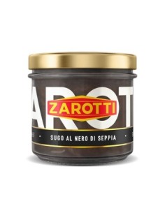 Zarotti Ready Sauce with Cuttlefish Ink - 110 gr - Free shipping delivered to EUROPE and UK