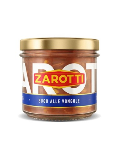 Zarotti Ready Sauce with Clams - 110 gr - Free shipping delivered to EUROPE and UK