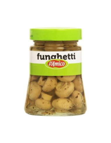 D'Amico Funghetti Sott'Olio - 280 gr - Spedizione gratuita consegnata in EUROPA e UK