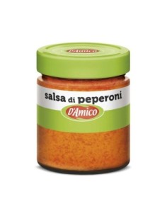 D'Amico Salsa Pronta di Peperoni - 130 gr - Spedizione gratuita consegnata in EUROPA e UK