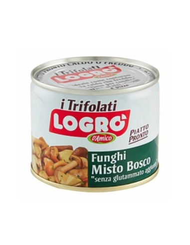 Logro Funghi Trifolati Misto di Bosco - 180 gr - Spedizione gratuita consegnata in EUROPA e UK