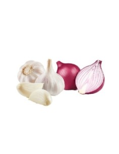 3 Knoblauch + 3 rote Zwiebeln - 6 Stk - Kostenloser Versand nach Europa und Großbritannien