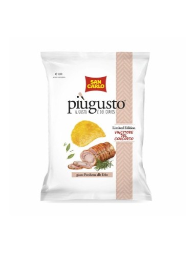 San Carlo Piu Gusto Herbed Porchetta - 150 gr - Free shipping delivered to EUROPE and UK