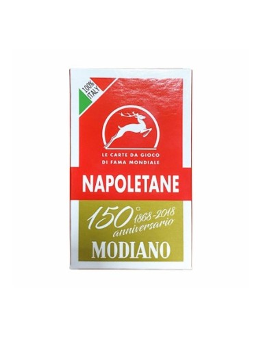 Modiano Plastic Coated Neapolitan Cards Extra - 1 pc - Free shipping delivered to EUROPE and UK