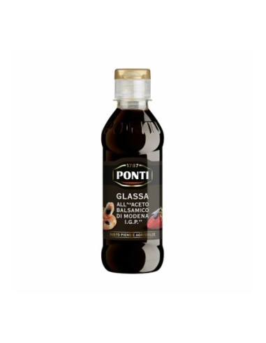 Ponti Glaçage au Vinaigre Balsamique de Modène IGP - 250 gr - Livraison gratuite en EUROPE et au Royaume-Uni