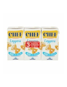 Parmalat Crème Chef Légère - 3 x 125 ml - Livraison gratuite en EUROPE et au Royaume-Uni